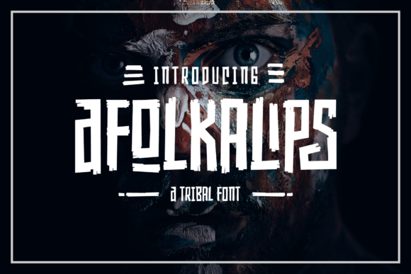 Afolkalips Font: Modern Classic Display for Crafts