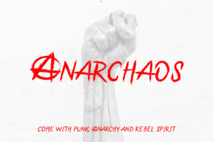 Anarchaos: A Bold Display Font for Makers