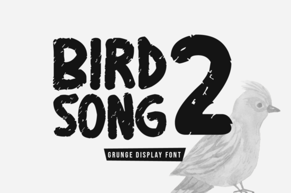 Birdsong Two: The Whimsical Display Font for Bold Campaigns