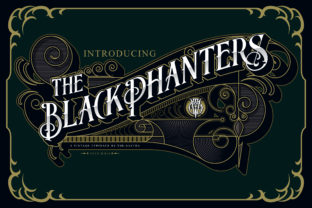 Blackphanters: The Striking Display Font for Makers