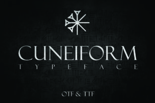 Boost Campaign Impact with the Cuneiform Display Typeface