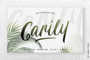 Carily: A Modern Handwritten Font for Makers