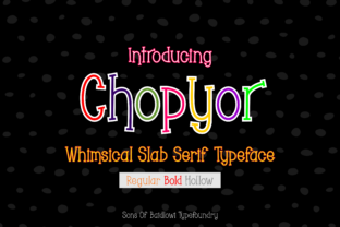 Chopyor: A Whimsical Slab Serif for Editorial Design