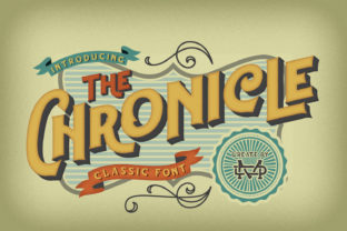 Chronicle: A Bold Vintage Display Font for Web Design