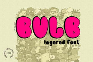 Creating Vintage Charm with Bulb Layered Display Fonts