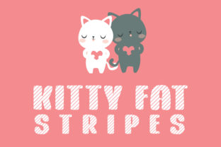 Designing with Kitty Fat Stripes Display Fonts