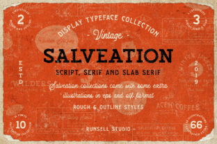 Designing with Salveation: A Bold Display Font for Vintage Projects