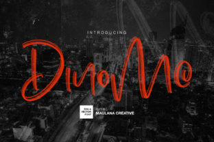 Dinomo: A Bold Handwritten Display Font for Editors