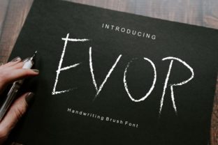 Evor: The Authentic Display Font for Handmade Brands