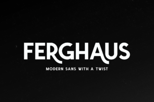 Ferghaus Font Review: A Modernist Display Typeface for Makers