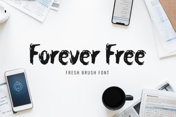 Forever Free: A Bold Display Font for Digital Branding