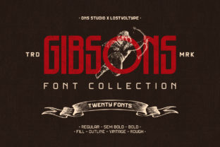 Gibsons Family: The Display Font for Bold Campaigns