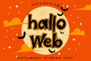 Halloweb: A Spooky Display Font for Halloween Branding