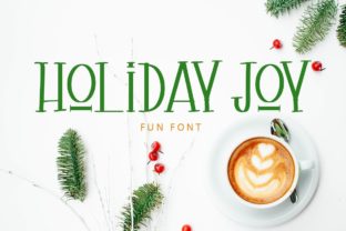 Holiday Joy: A Fun Display Font for Makers and Sellers
