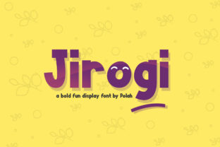 Jirogi: A Whimsical Display Font for Memorable Branding