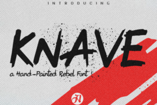Knave Font Review: Bold Brush Typography for Rebellious Brands