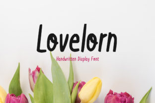 Lovelorn: The Romantic Display Font for Crafters