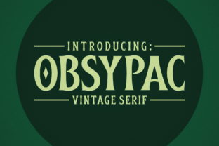 Obsypac: A Bold Retro Display Font for Modern Web Design