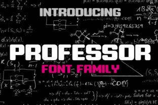 Professor: A Modern Display Font for Unique Branding