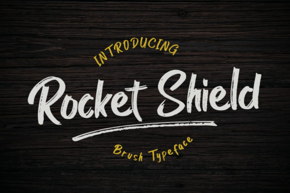 Rocket Shield: A Modern Brush Font for Editorial Impact