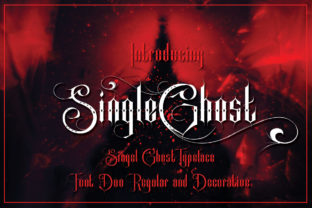 Single Ghost: A Spooky Display Font for Horror Campaigns