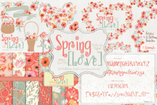Spring Love Font: A Playful Display Typeface for Branding