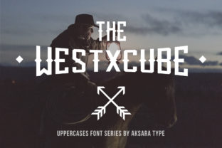 The Westxcube: A Bold Display Font for Modern Editorial Design