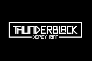 Thunderblack Typeface: Bold Fonts for Business Branding