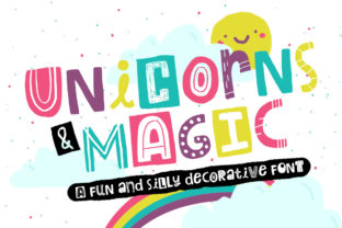 Unicorns Magic: A Playful Display Font for Editorial Design