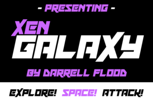 Xen Galaxy: A Futuristic Display Font for Modern Editorial Design